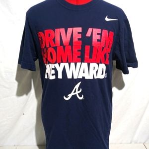 Nike Adult Small Atlanta Braves Heyward Shirt